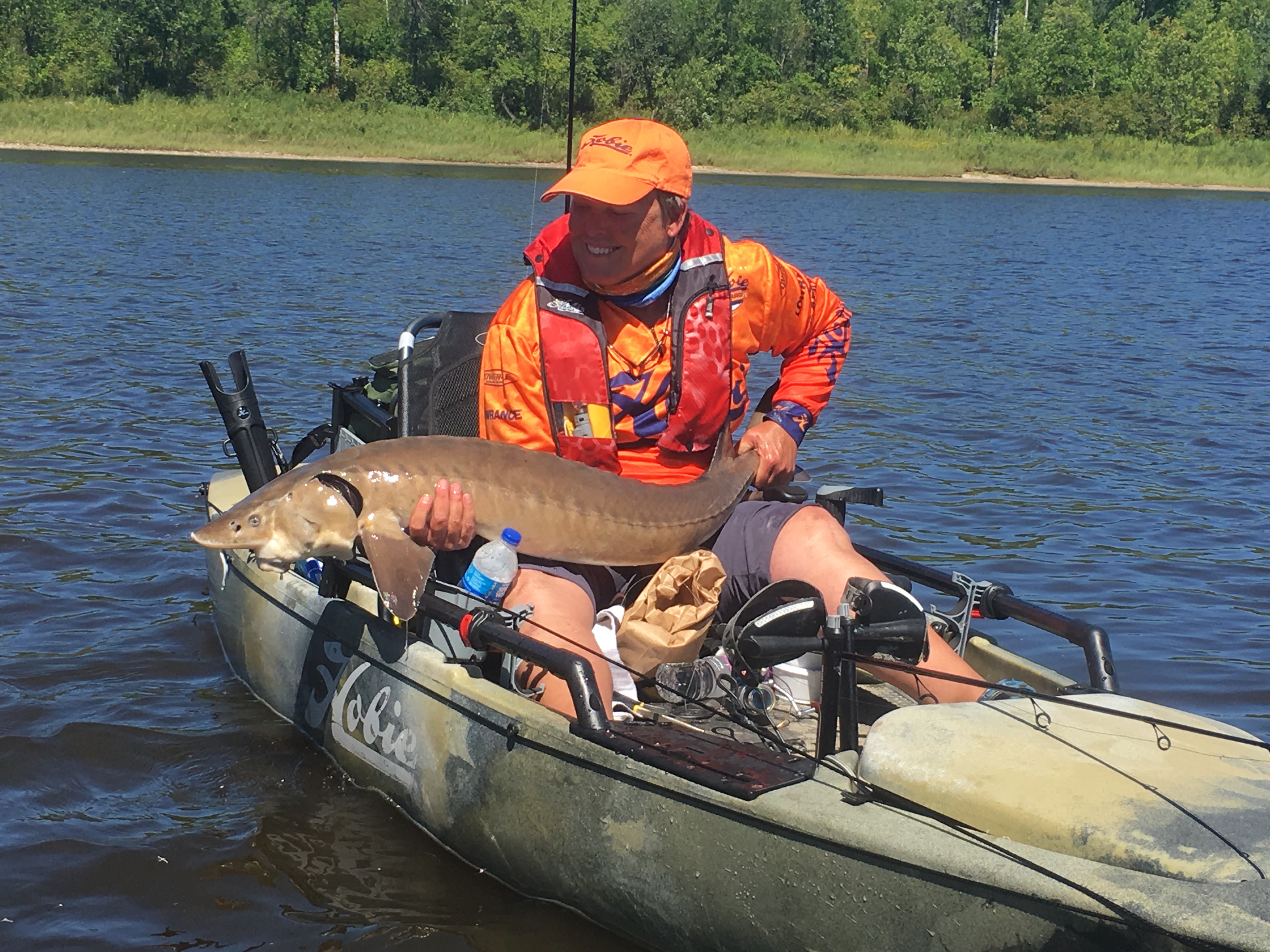 Kayak angling for sturgeon brings new sport to the Northwoods
