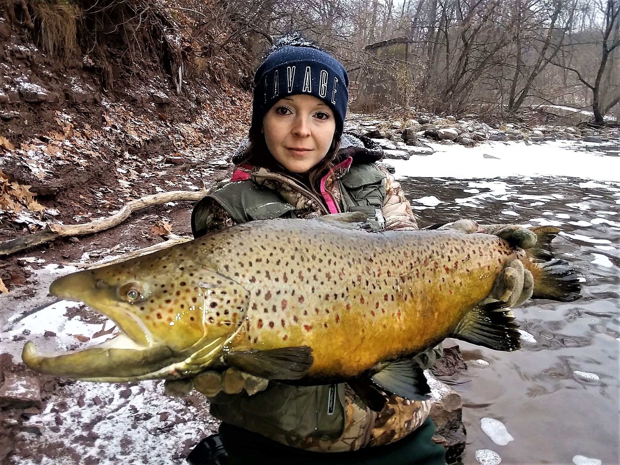 Brown Trout, Walleye, Steelhead Dominate the Niagara Region Winter Fishing Action