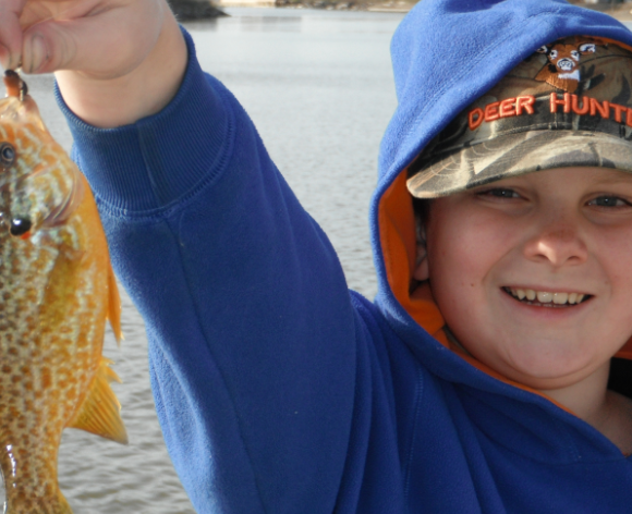 Pic 1 of 2, DO 08292026 - Nothing lilke catching a colorful sunfish. SEE STORY FOR CAPTION. Forrest Fisher picture